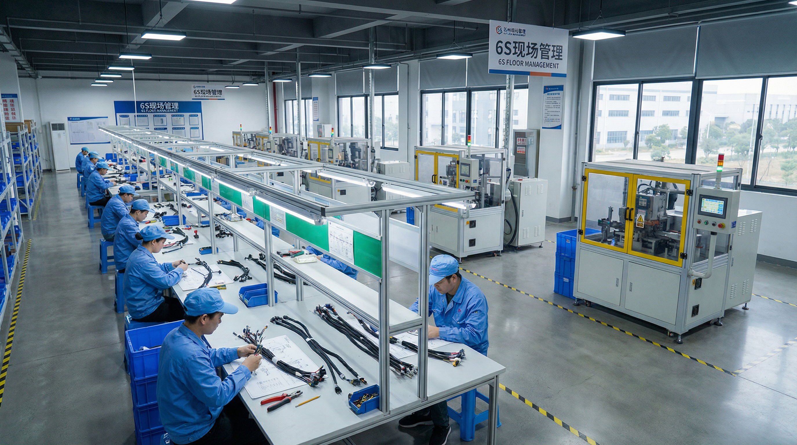 China Wire Harness Manufacturer Factory Floor